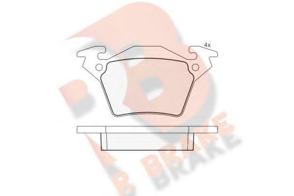 R BRAKE RB1284