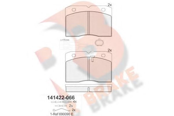 R BRAKE RB1422