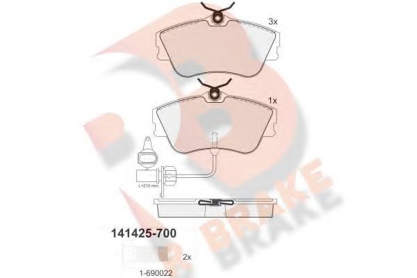 R BRAKE RB1425