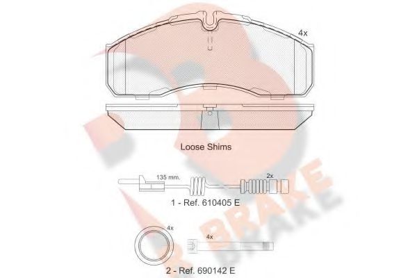 R BRAKE RB1499-203