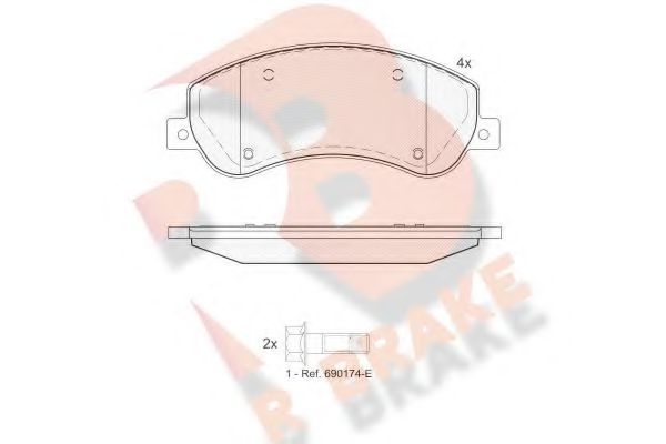 R BRAKE RB1793-204