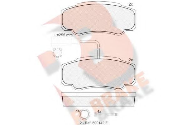 R BRAKE RB1847