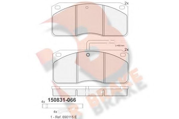 R BRAKE RB0831-066