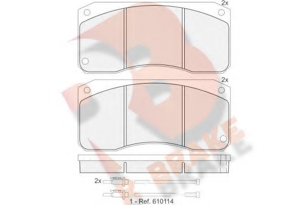 R BRAKE RB0833