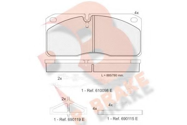 R BRAKE RB1079