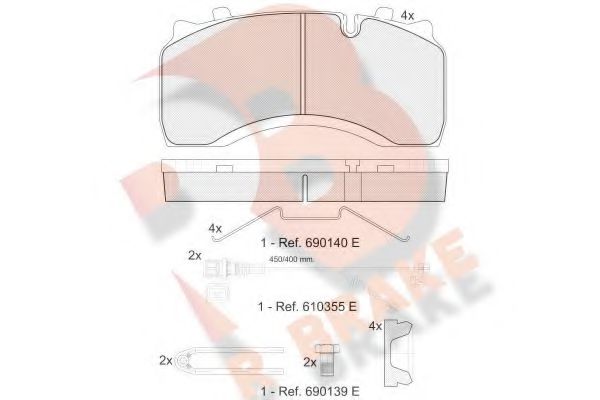 R BRAKE RB1430-122