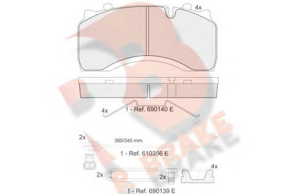 R BRAKE RB1430-124