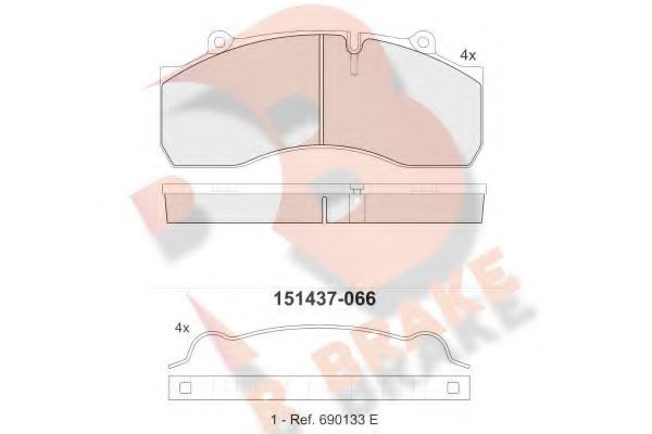 R BRAKE RB1437