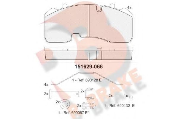 R BRAKE RB1629