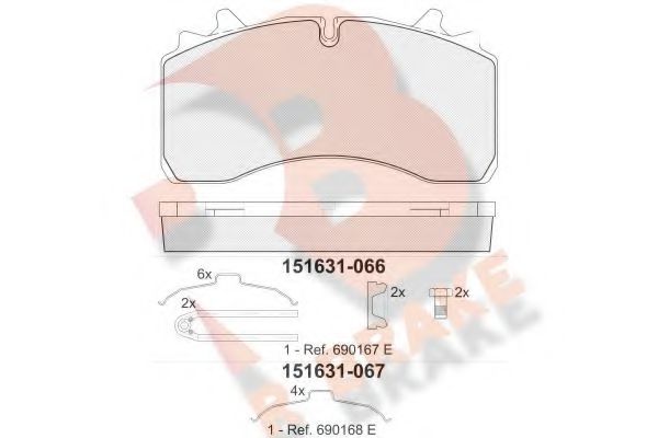 R BRAKE RB1631
