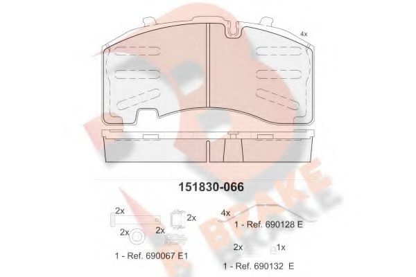 R BRAKE RB1830 R BRAKE RB1830