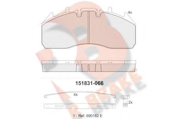 R BRAKE RB1831-066