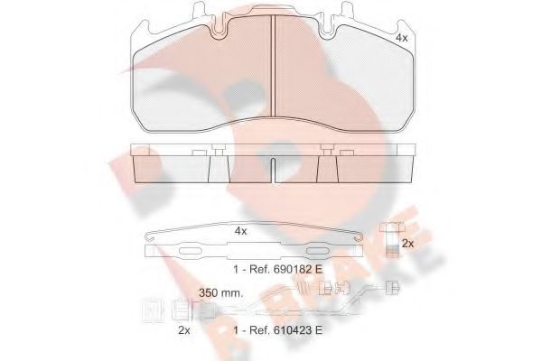 R BRAKE RB1841-122