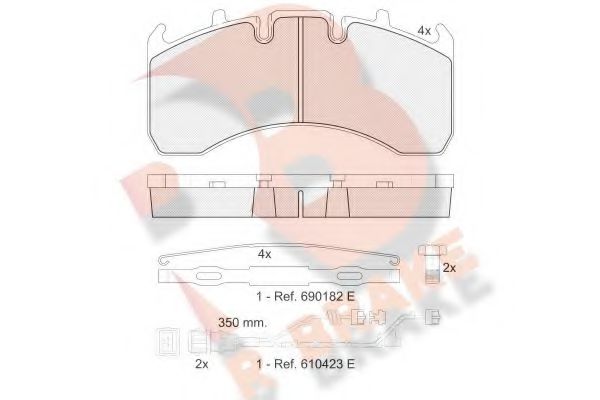 R BRAKE RB1842-122