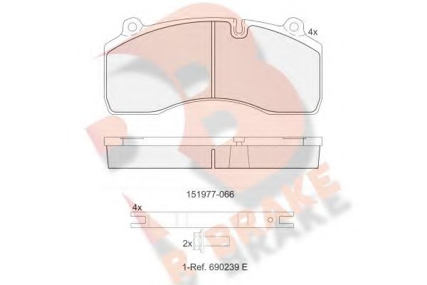 R BRAKE RB1977-066
