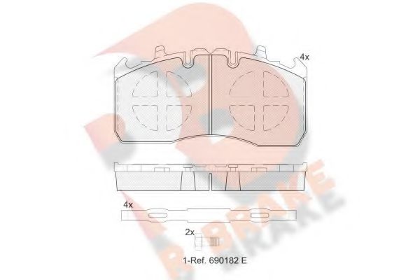 R BRAKE RB2122-066