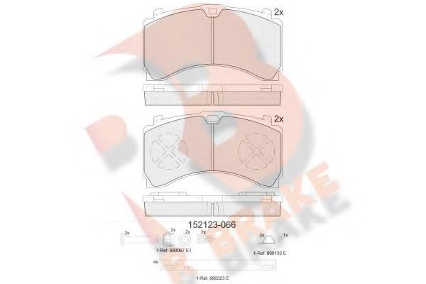 R BRAKE RB2123-066