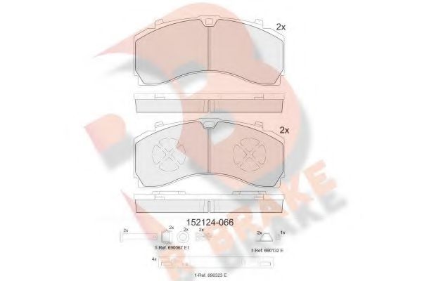 R BRAKE RB2124-066