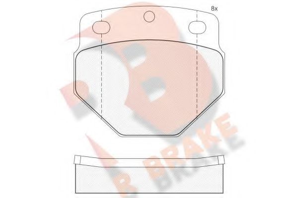 R BRAKE RB0689