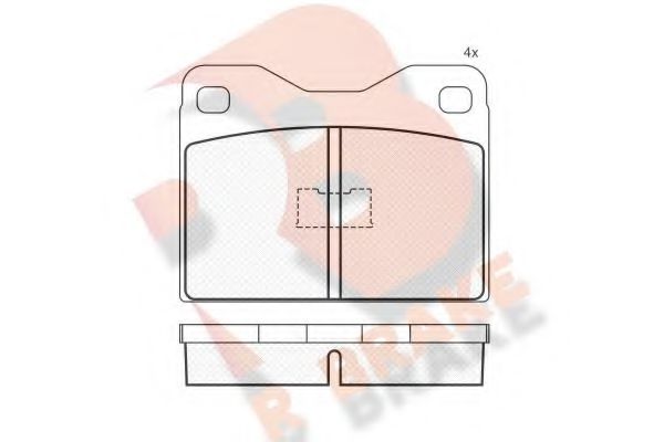 R BRAKE RB0181