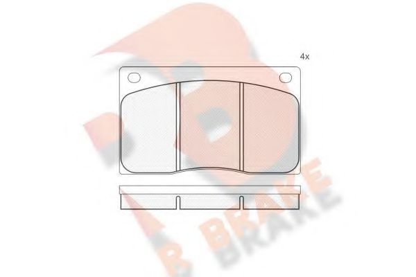 R BRAKE RB0234