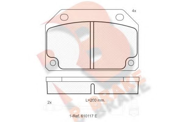 R BRAKE RB0246