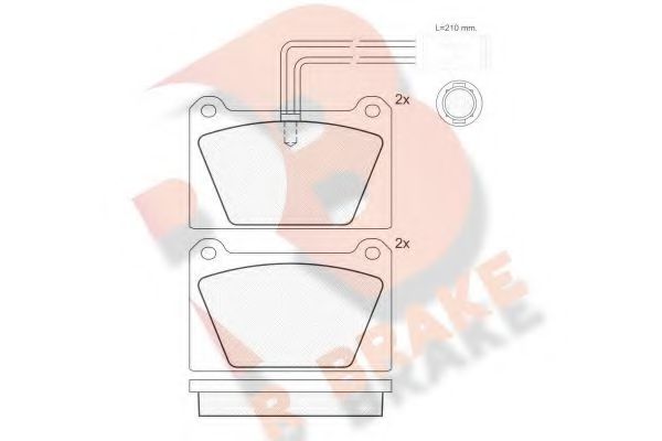 R BRAKE RB0356