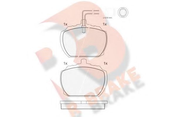 R BRAKE RB0406
