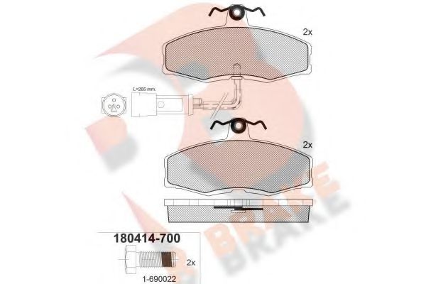 R BRAKE RB0414-700