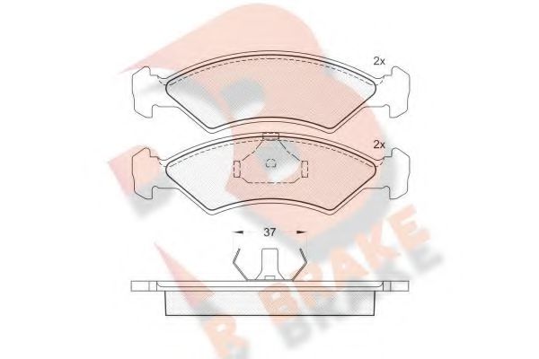 R BRAKE RB0451