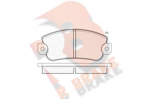 R BRAKE RB0496