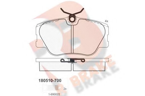 R BRAKE RB0510-700