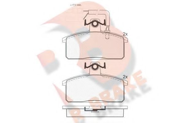 R BRAKE RB0531