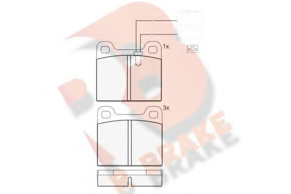 R BRAKE RB0532