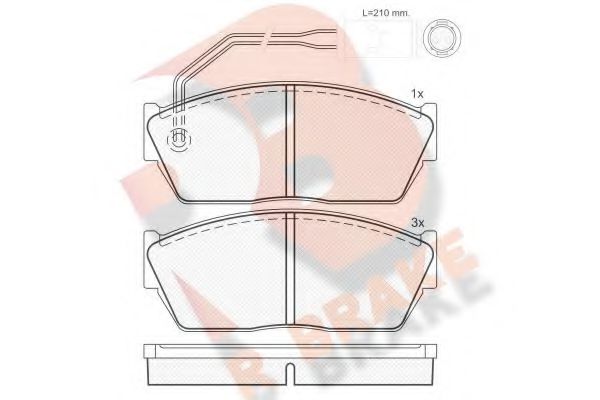 R BRAKE RB0536