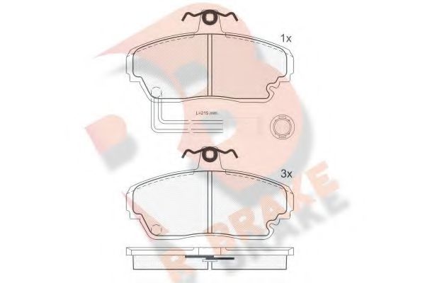 R BRAKE RB0678