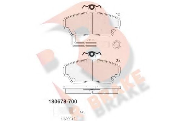 R BRAKE RB0678-700