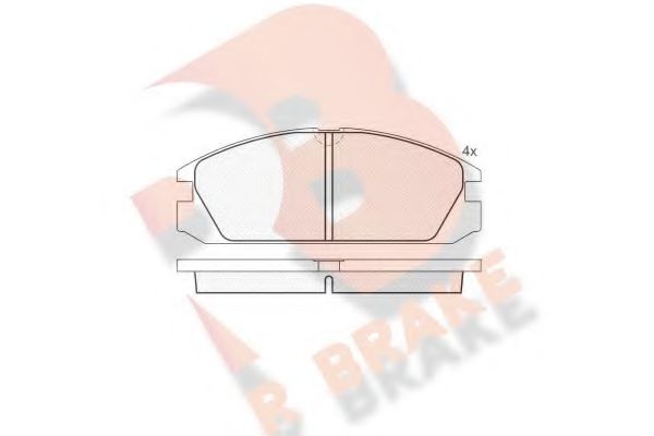 R BRAKE RB0749