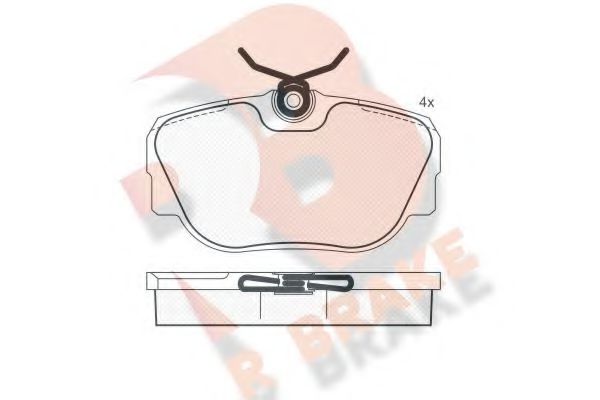 R BRAKE RB0766