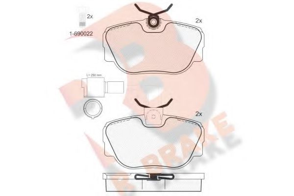 R BRAKE RB0766-006