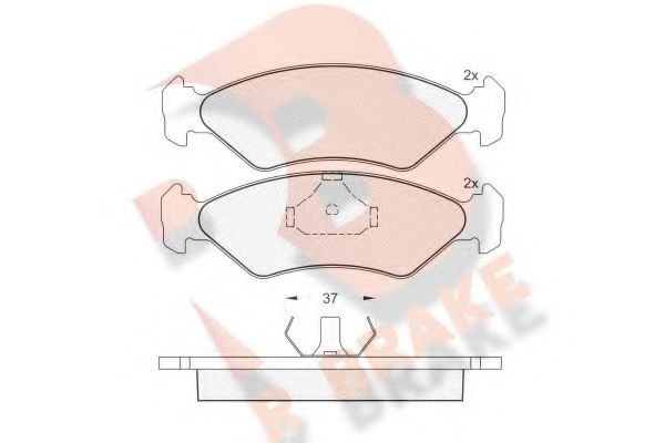 R BRAKE RB0776