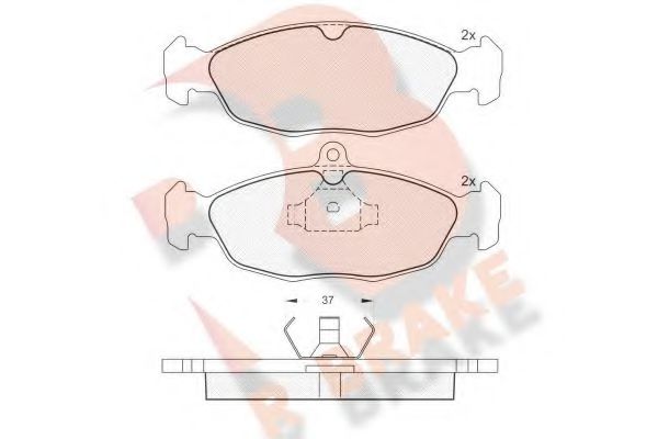 R BRAKE RB0858