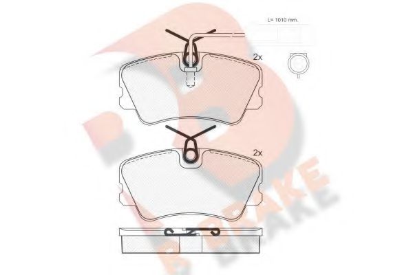 R BRAKE RB0870