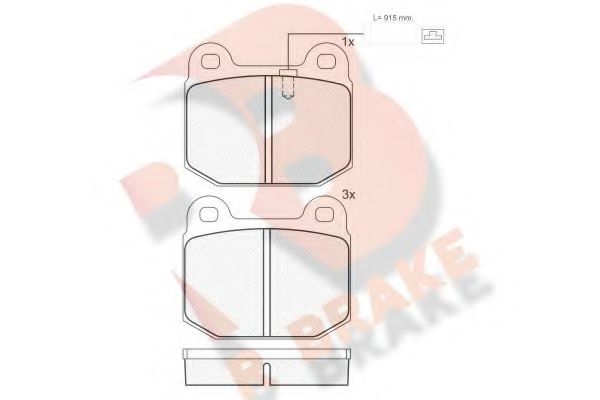 R BRAKE RB0946