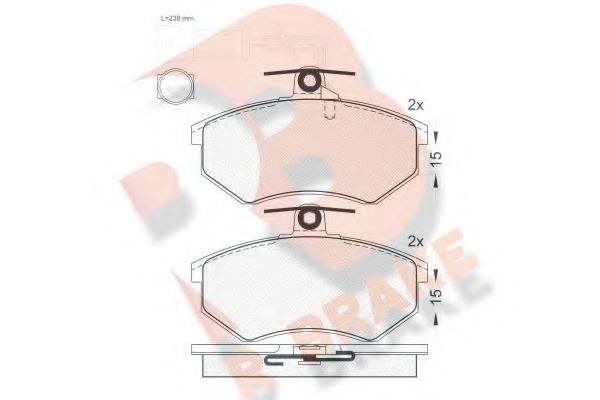 R BRAKE RB0950