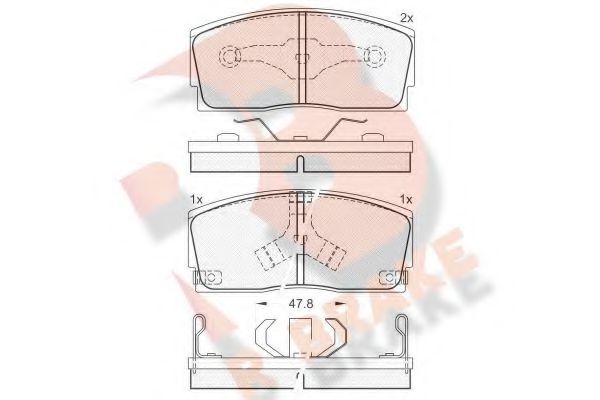 R BRAKE RB0951