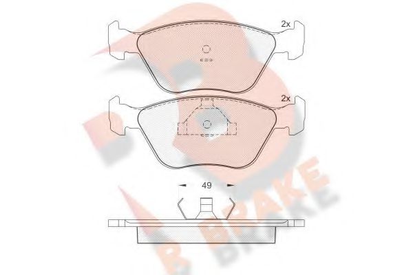 R BRAKE RB0952