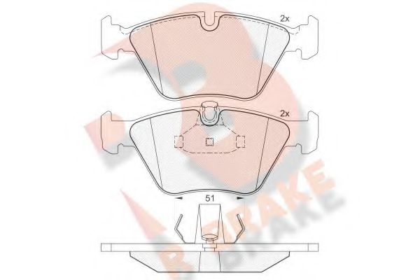 R BRAKE RB1296