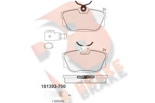 R BRAKE RB1393-700