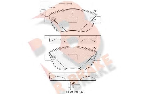 R BRAKE RB1440-203